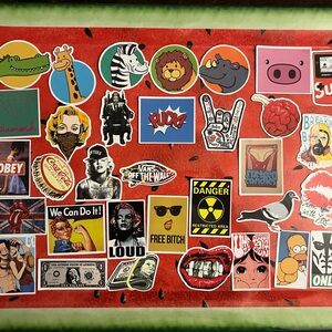 Vibrant Sticker Collection
